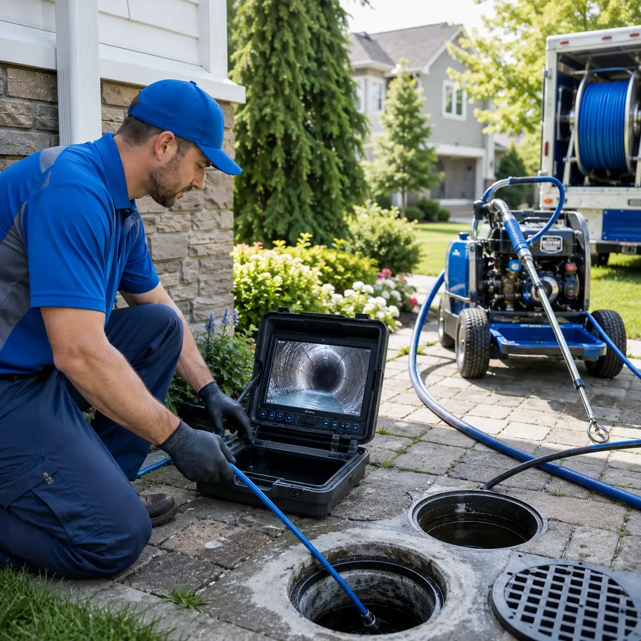 Outdoor drain cleaning professionals serving Van Alstyne, TX